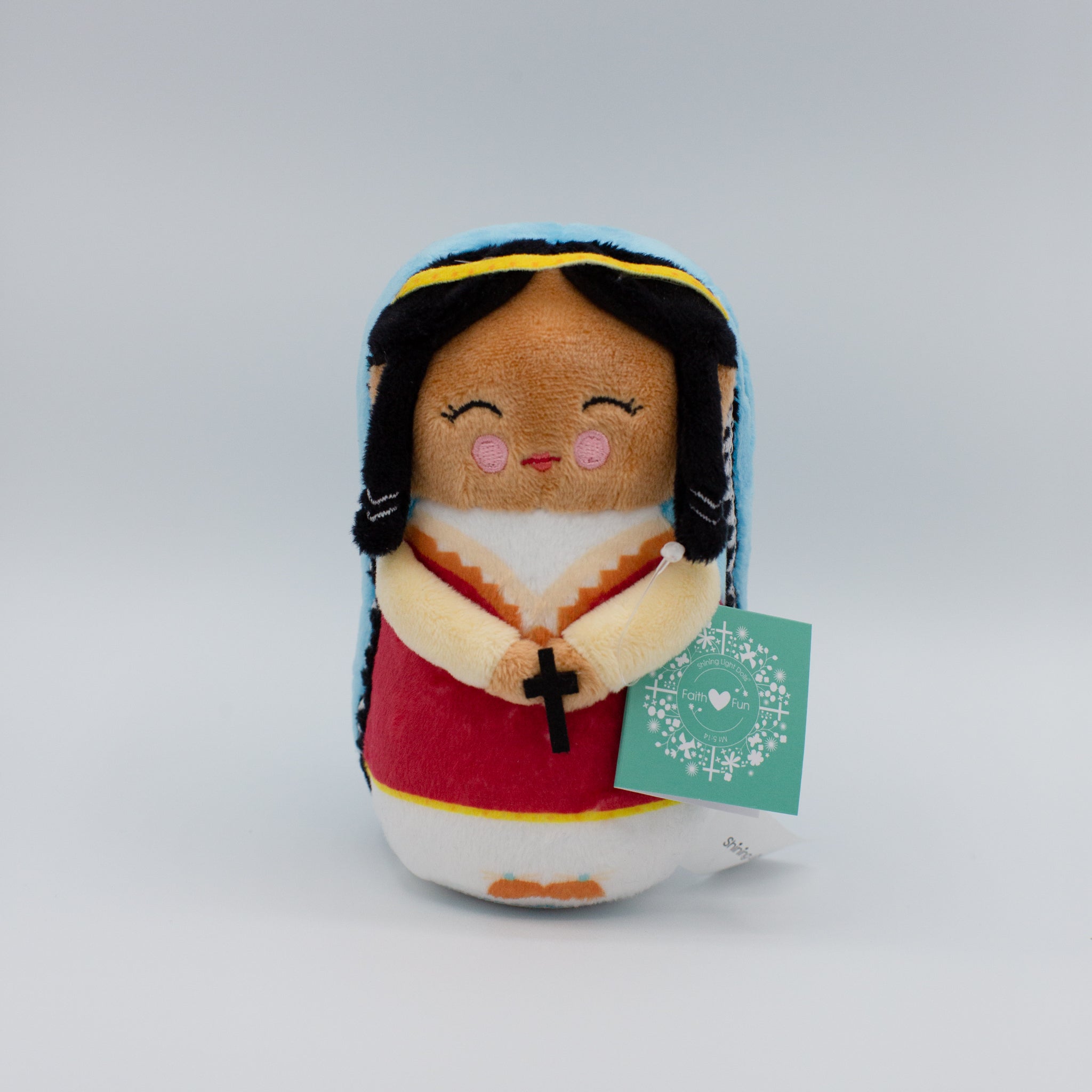 Mini St. Kateri Tekawitha Plush Doll