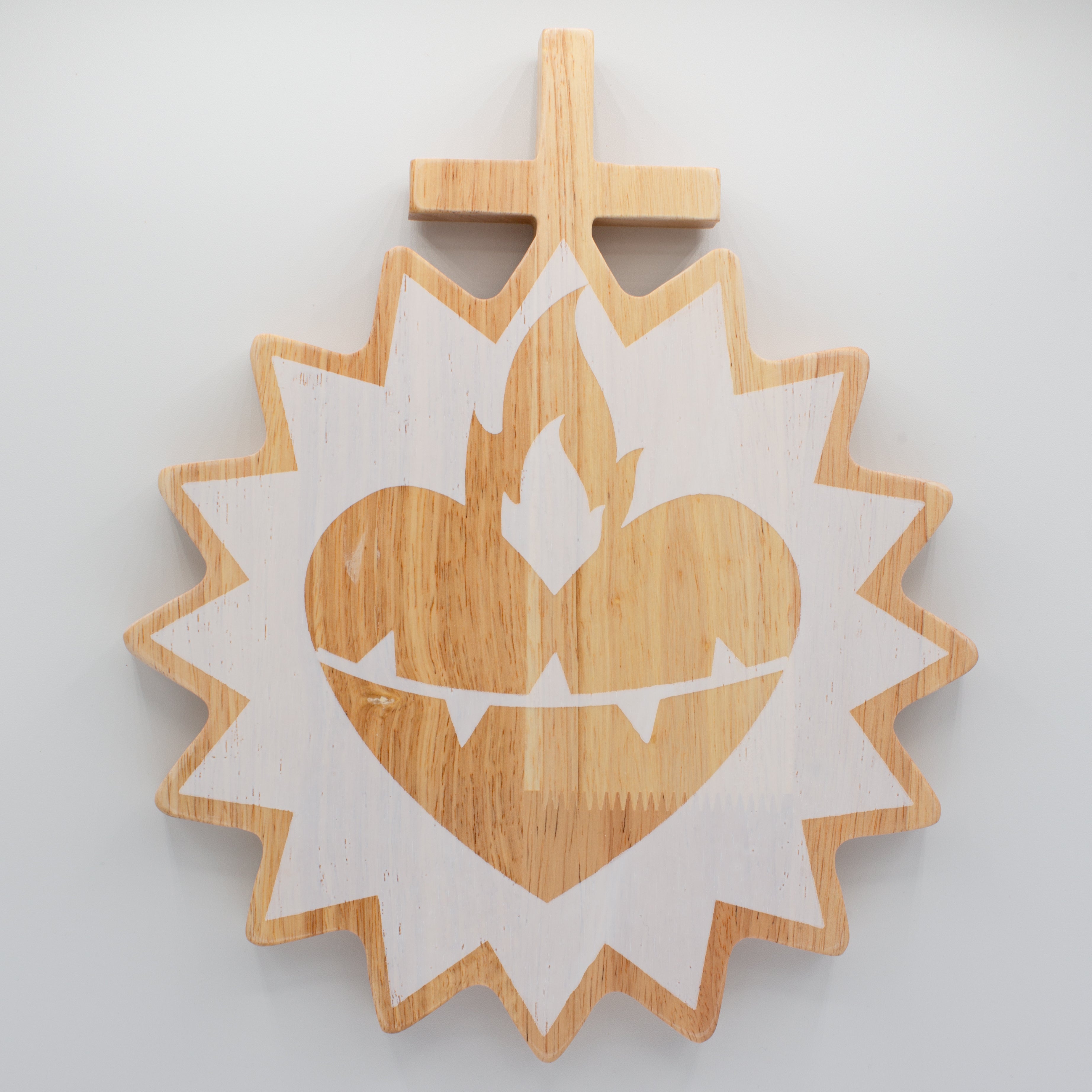 Sacred Heart of Jesus Wooden Wall Decor