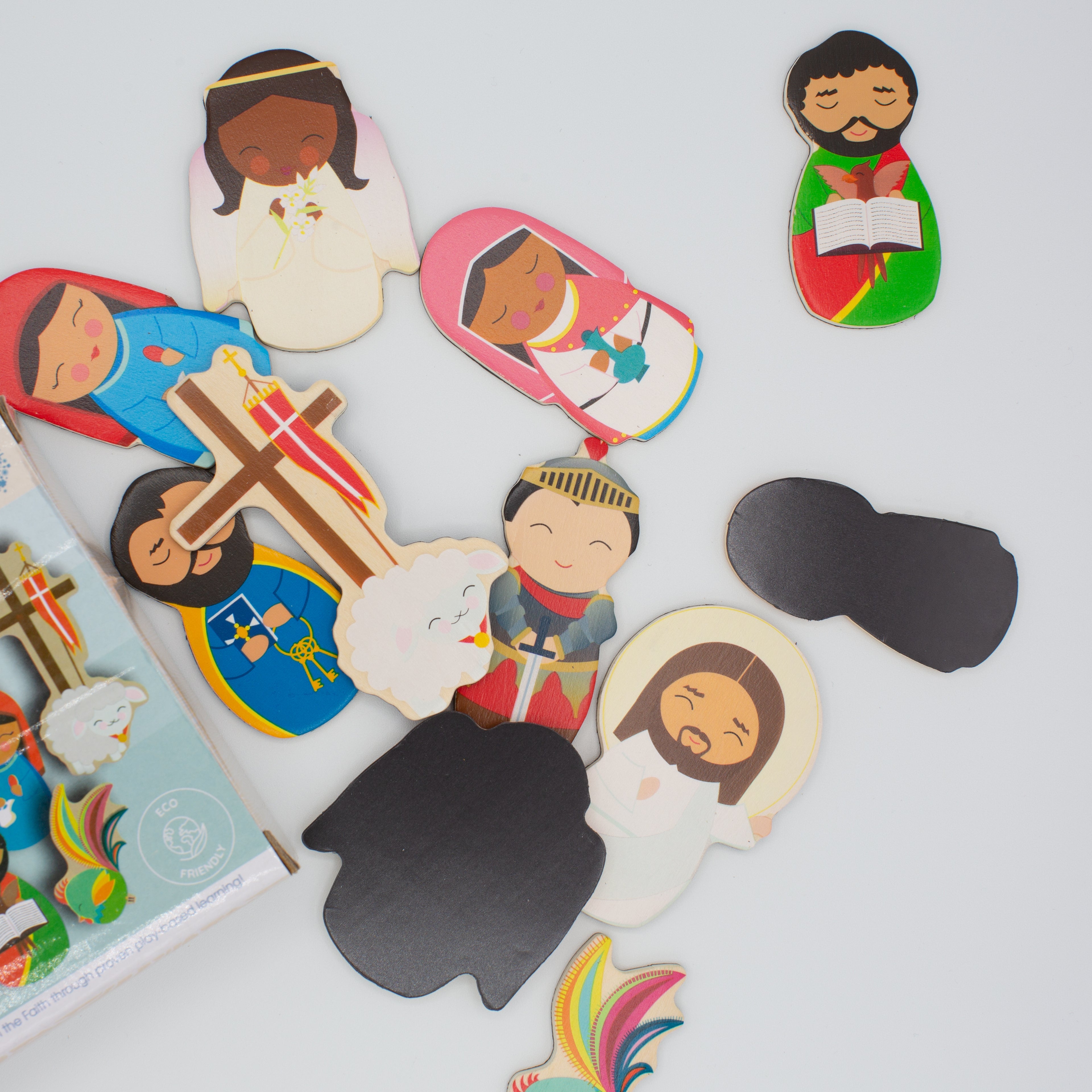 Easter Morning Wooden Magnet Set