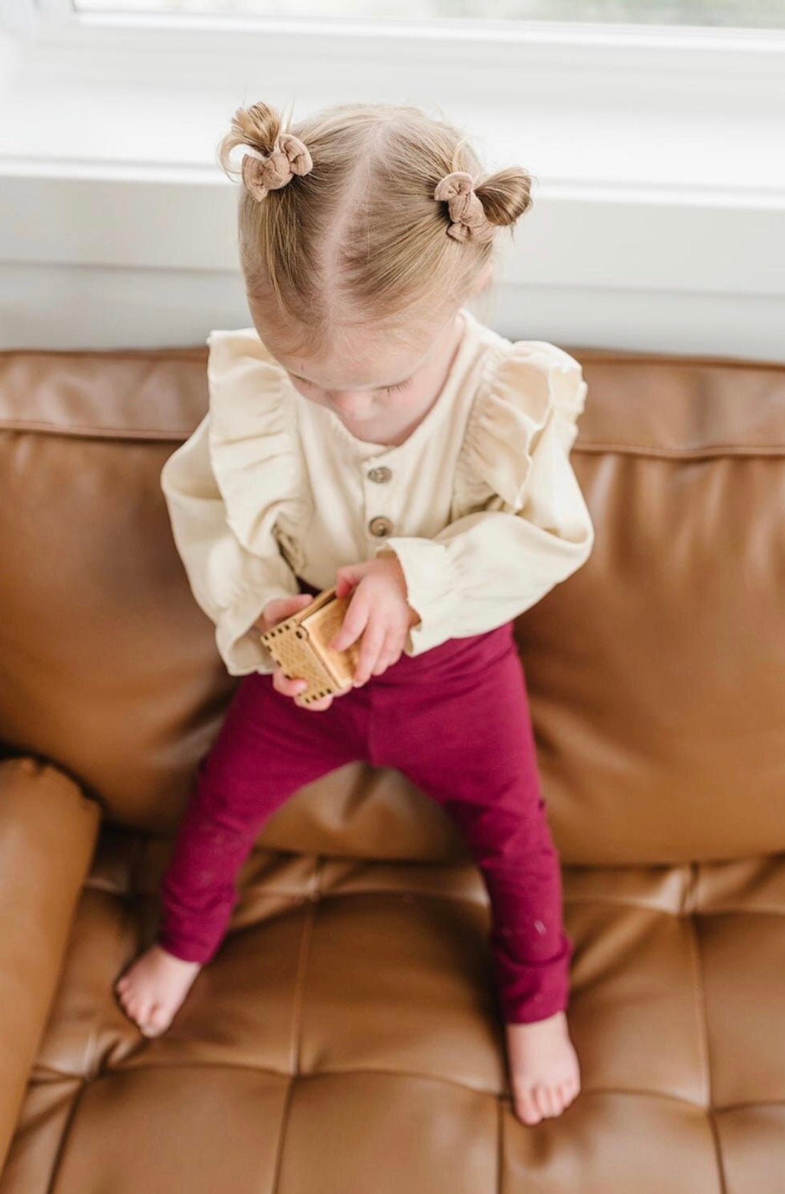 Mini Tan Piggy Knots