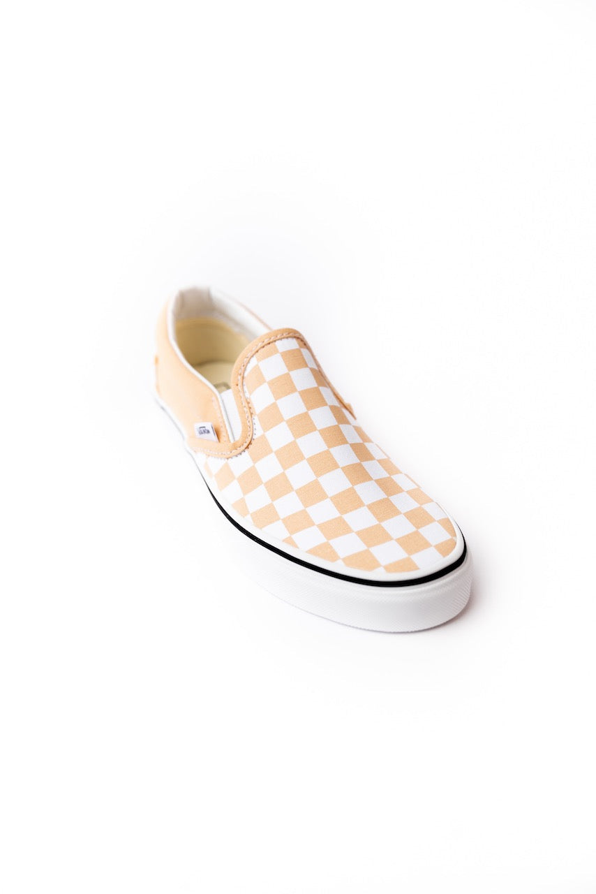 Checkerboard Slip On Vans