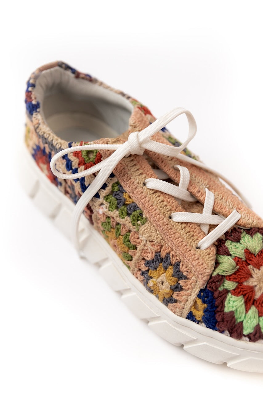 Free People Catch Me If You Can Crocheted Sneakers