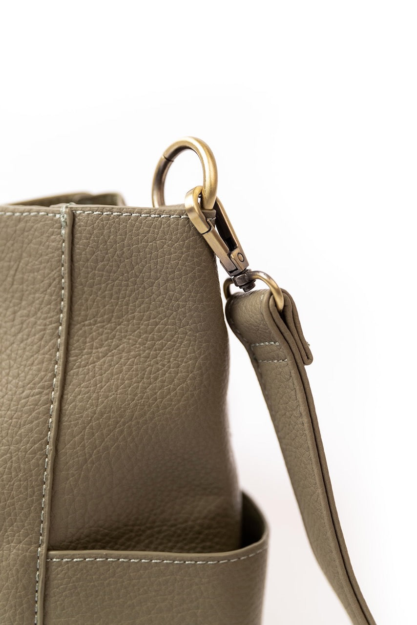 Kayleigh Side Pocket Bucket Bag