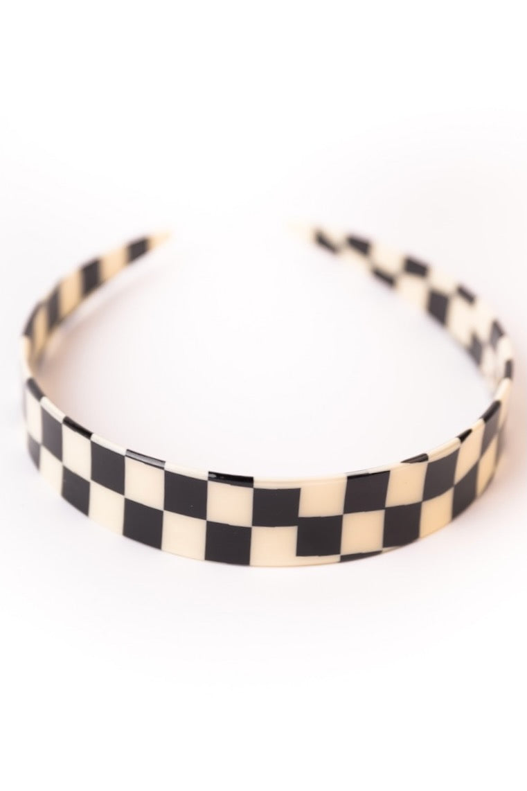 Dial Up Checkered Headband