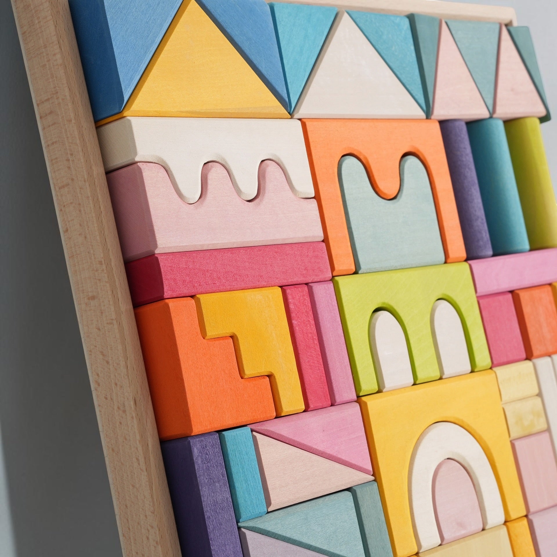 **Pre-order (Ships in 2-3 Weeks)**62 Pcs STAINED Large Castle Building Blocks Set