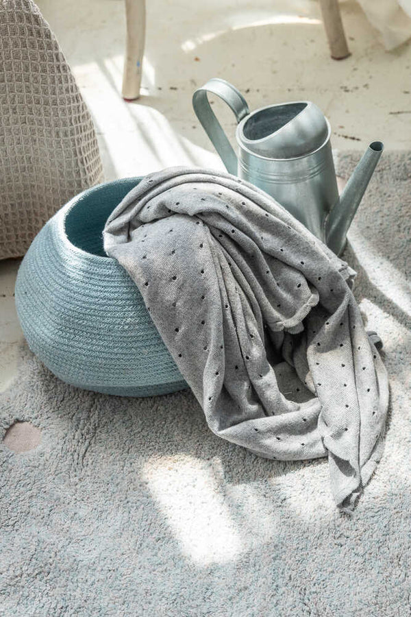 BABY BLANKET BISCUIT GREY  Little Wonder & Co   