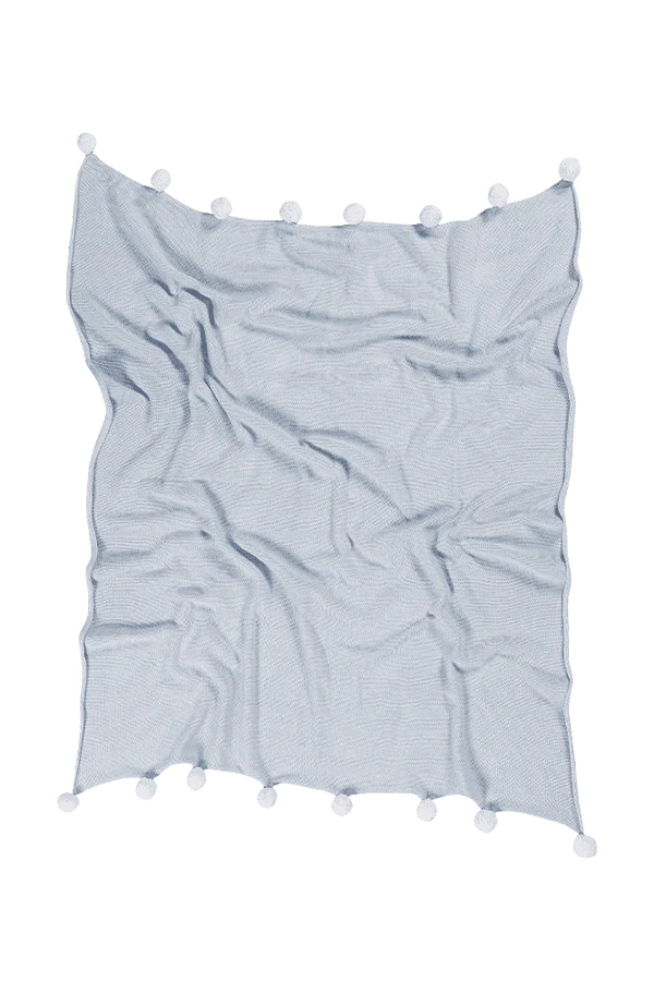 BABY BLANKET BUBBLY SOFT BLUE