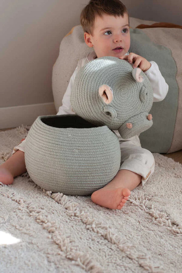 BASKET HENRY THE HIPPO  Little Wonder & Co   