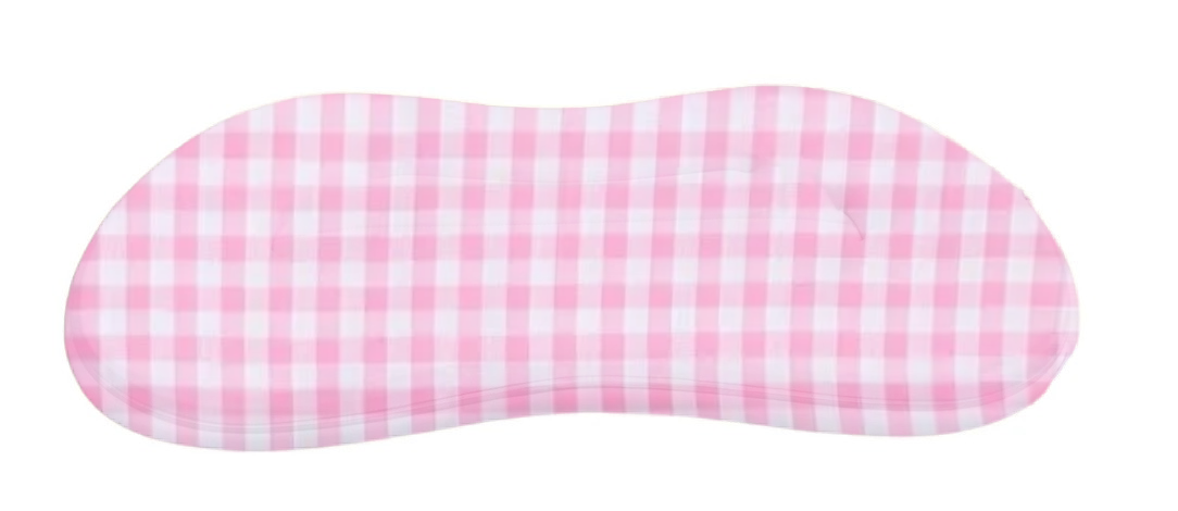 Pink White Gingham New Lounger Curve Cover