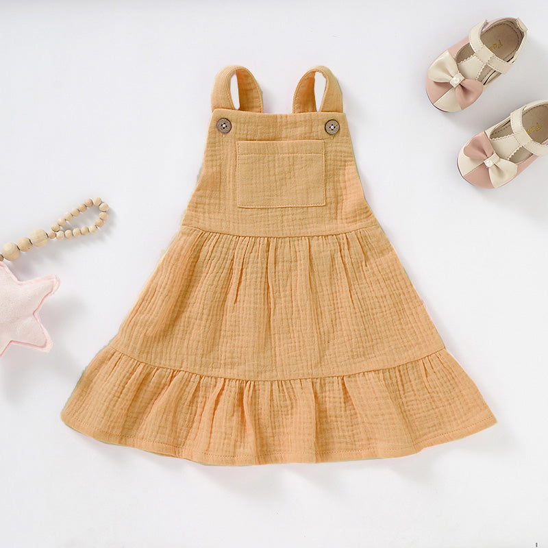 Organic Cotton Muslin Baby Dress