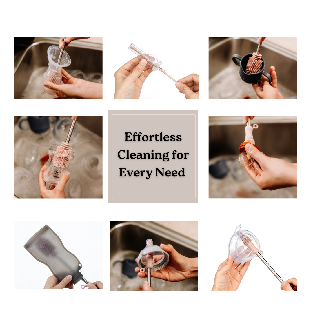 Haakaa Silicone Cleaning Brush Kit