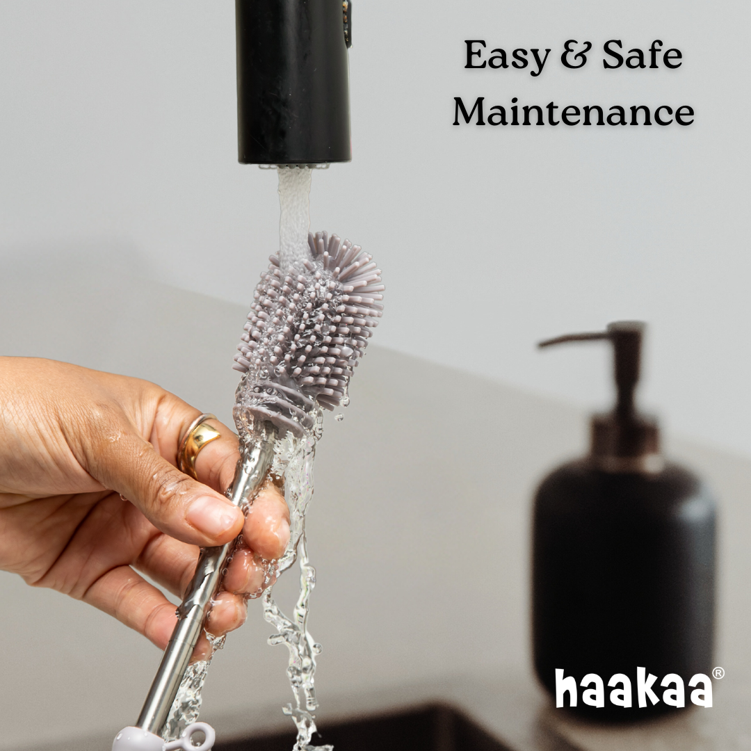 Haakaa Silicone Cleaning Brush Kit