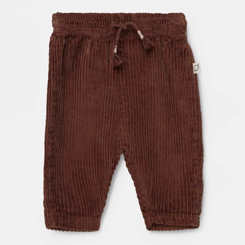 Organic Corduroy Baby Pants - Brown