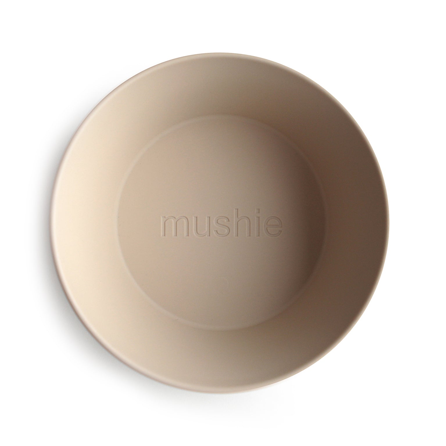 Round Dinnerware Bowl, Set of 2 Dinnerware Mushie Vanilla  