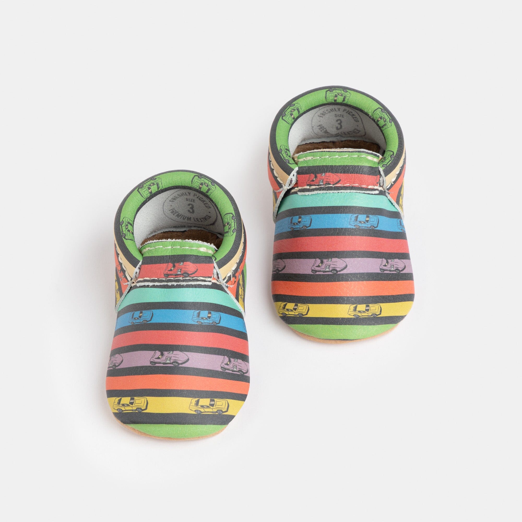 Rainbow Hot Wheels™ City Baby Shoes