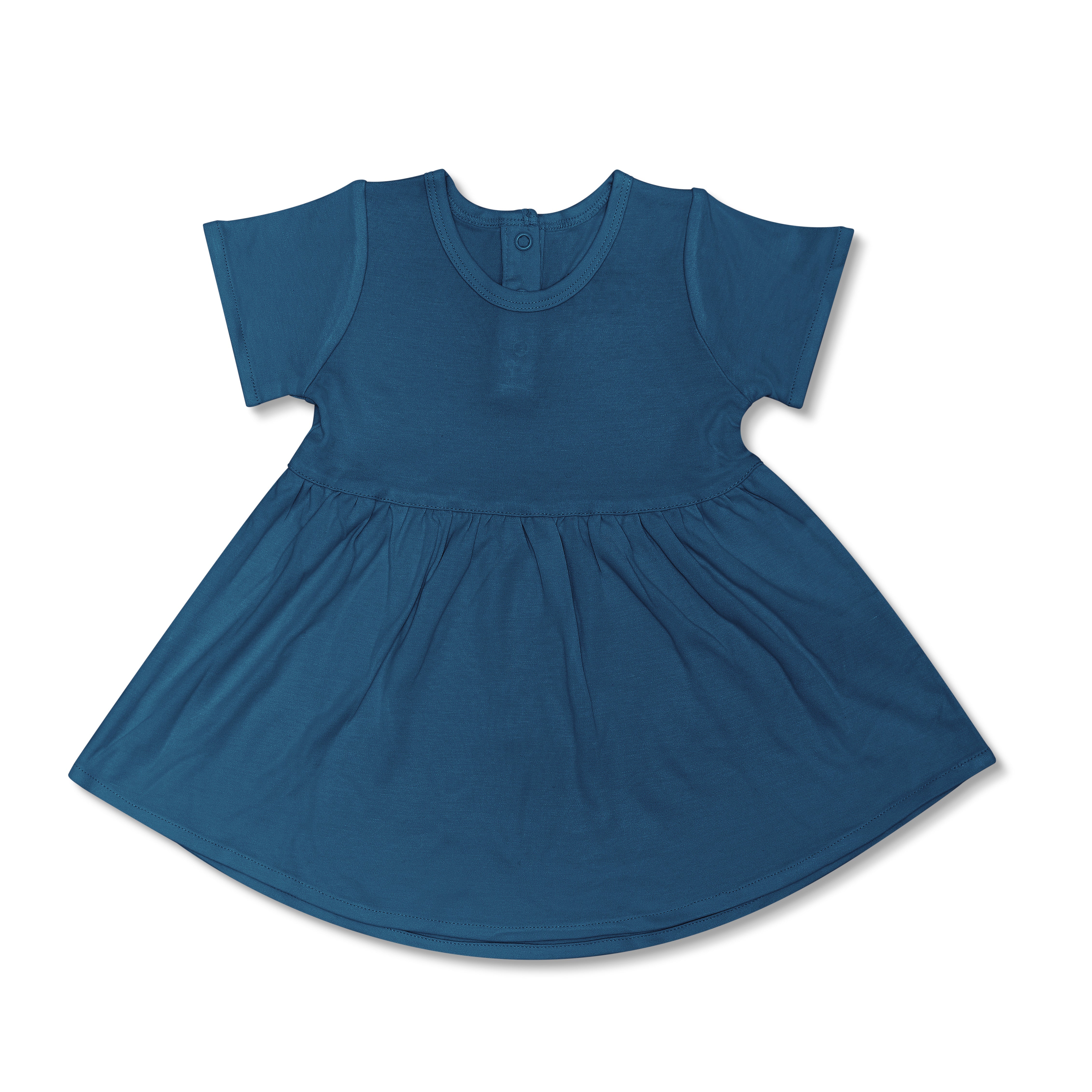 Bamboo Blend Dress - Marine