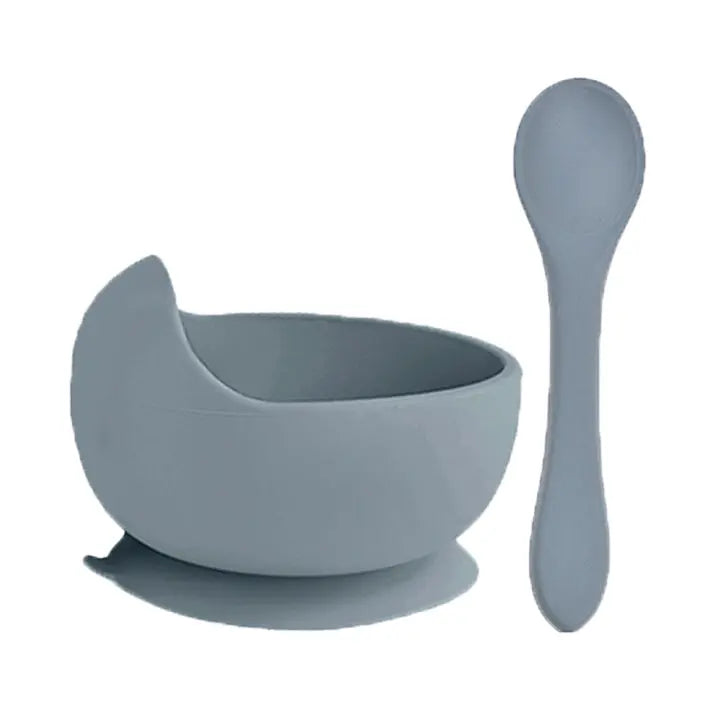 Baby & Toddler Feeding Bowl Set - Charcoal