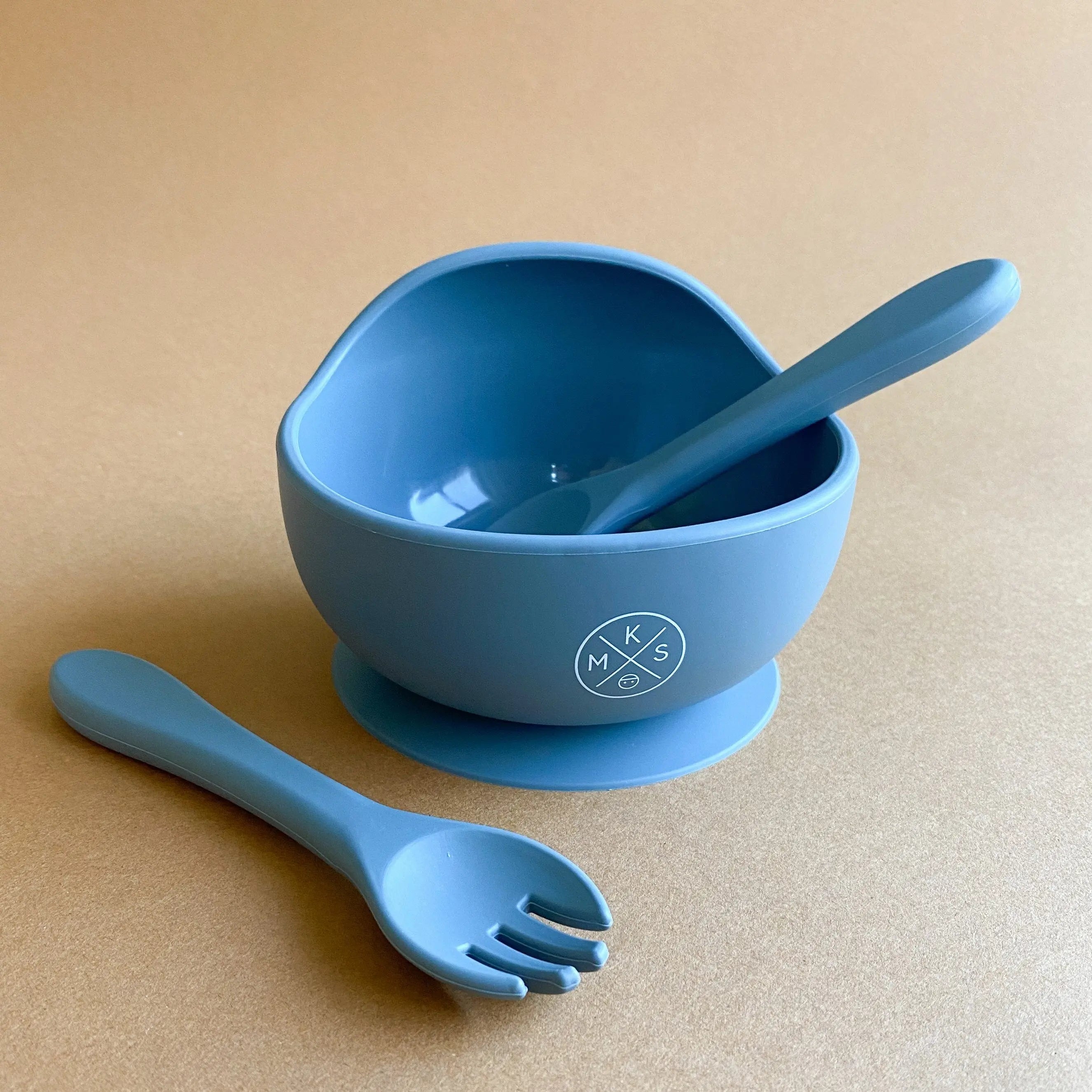 Baby & Toddler Feeding Bowl Set - Soft pink