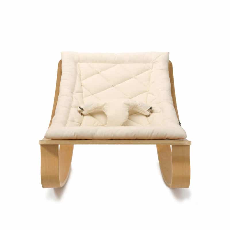 Charlie Crane LEVO Beech Wood Baby Rocker