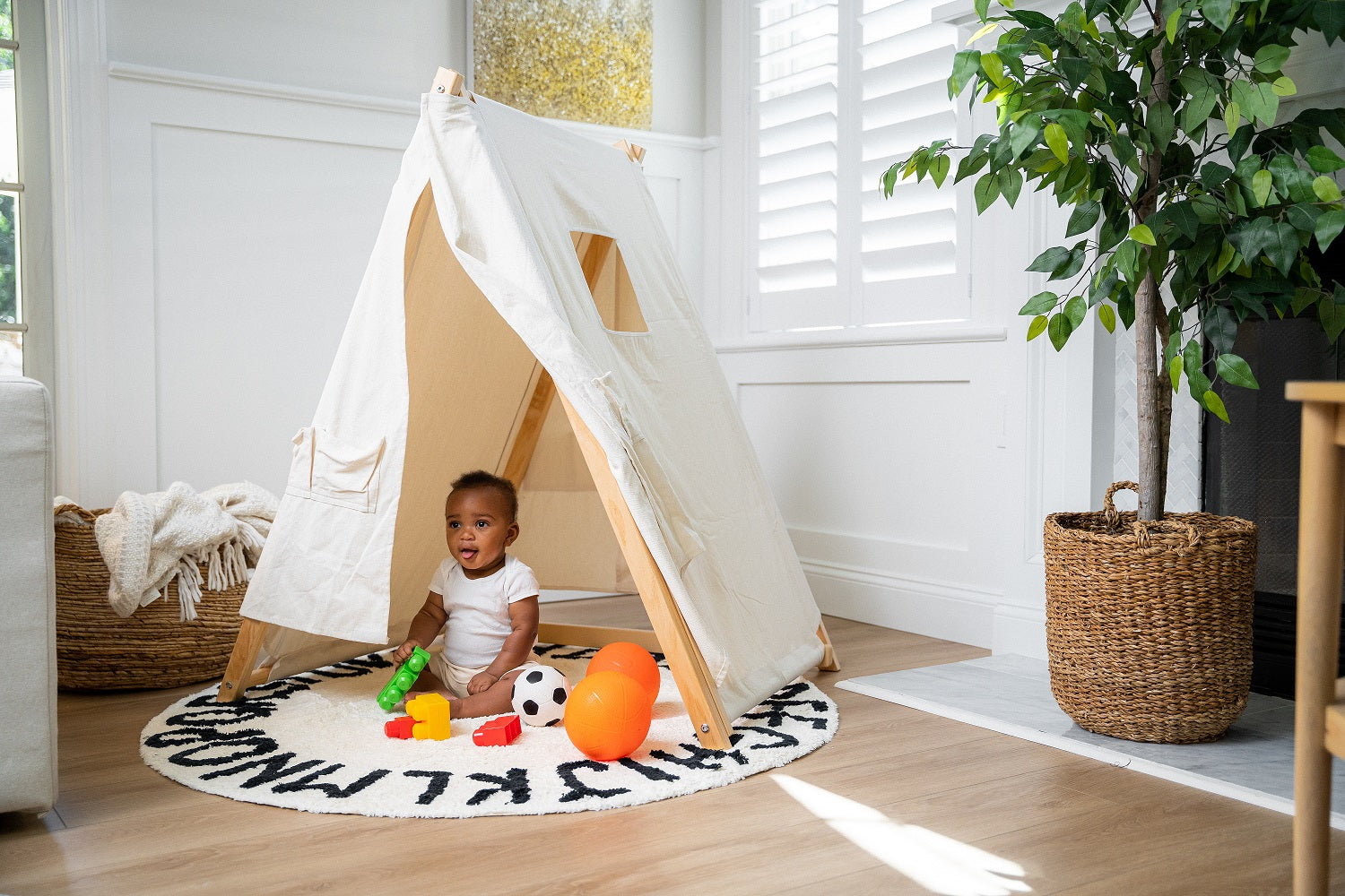 Tent Covering For Spruce - Baby and Toddler Foldable Swing Set - Swing Set Sold Separately Indoor Avenlur.com   