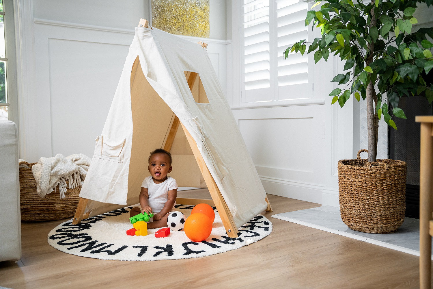 Tent Covering For Spruce - Baby and Toddler Foldable Swing Set - Swing Set Sold Separately Indoor Avenlur.com   