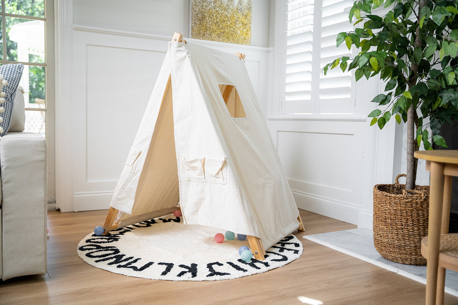 Tent Covering For Spruce - Baby and Toddler Foldable Swing Set - Swing Set Sold Separately Indoor Avenlur.com   