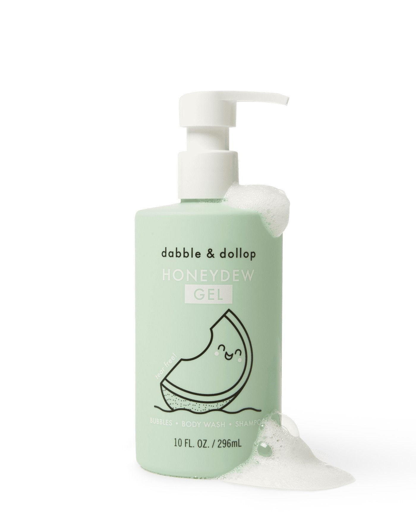 Shampoo & Body Wash - Honeydew Melon Single Bottle Dabble & Dollop   