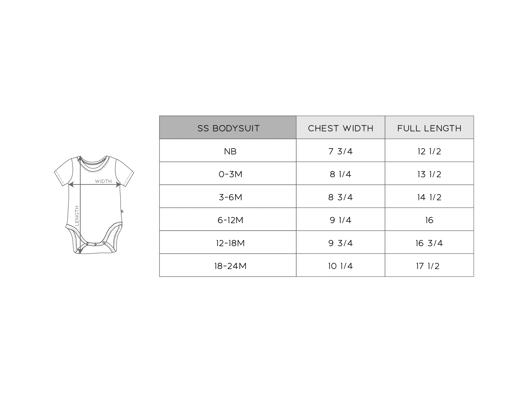 Baby Short Sleeve Bodysuit