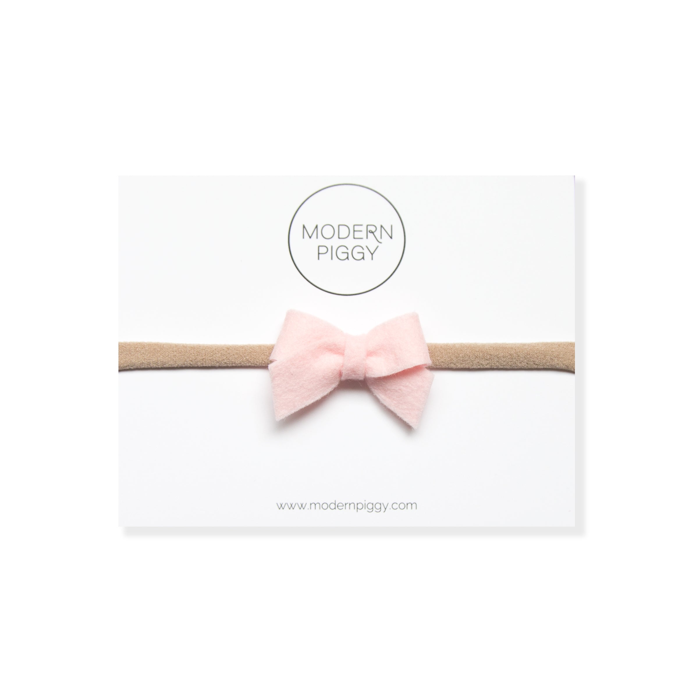 Ballet Pink | Felt Baby Bow