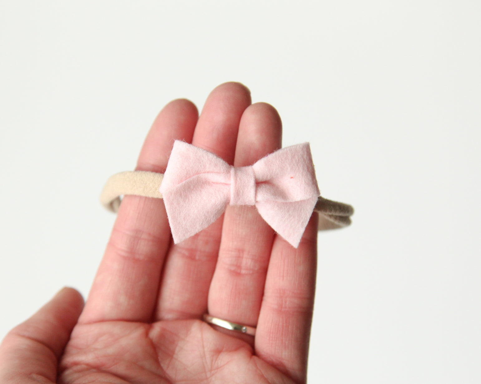 Ballet Pink | Felt Baby Bow