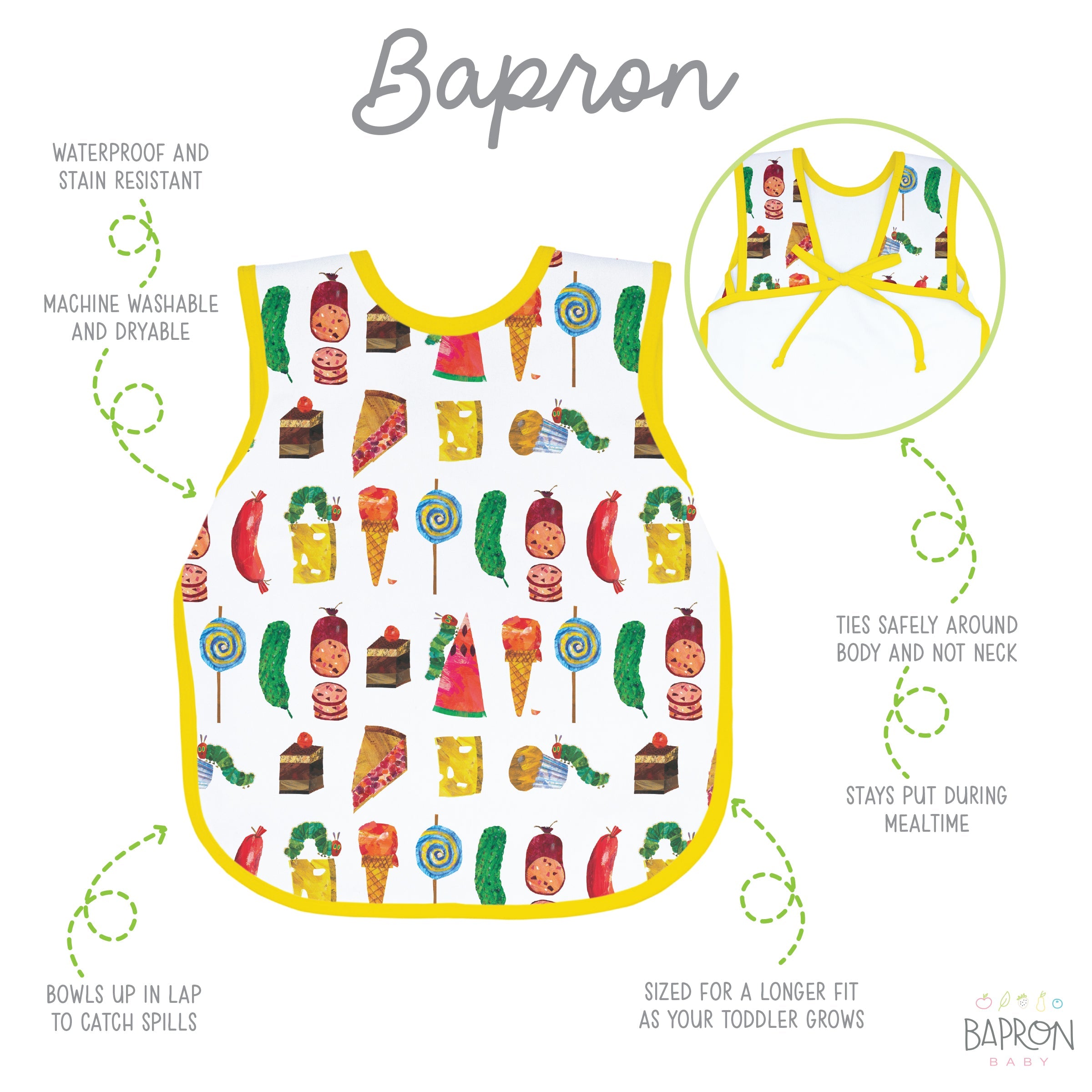 Food Parade Bapron - from the World Of Eric Carle  BapronBaby   