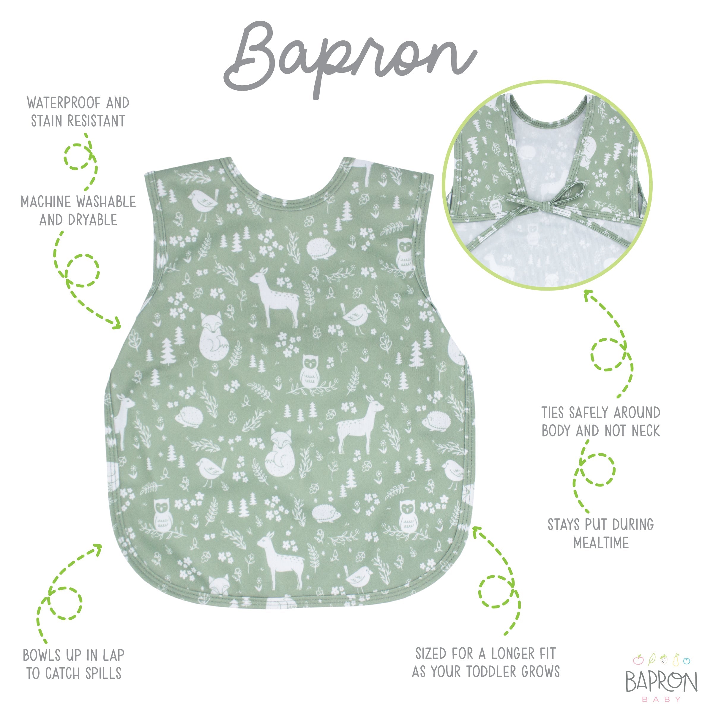 Forest Friends Bapron  BapronBaby   