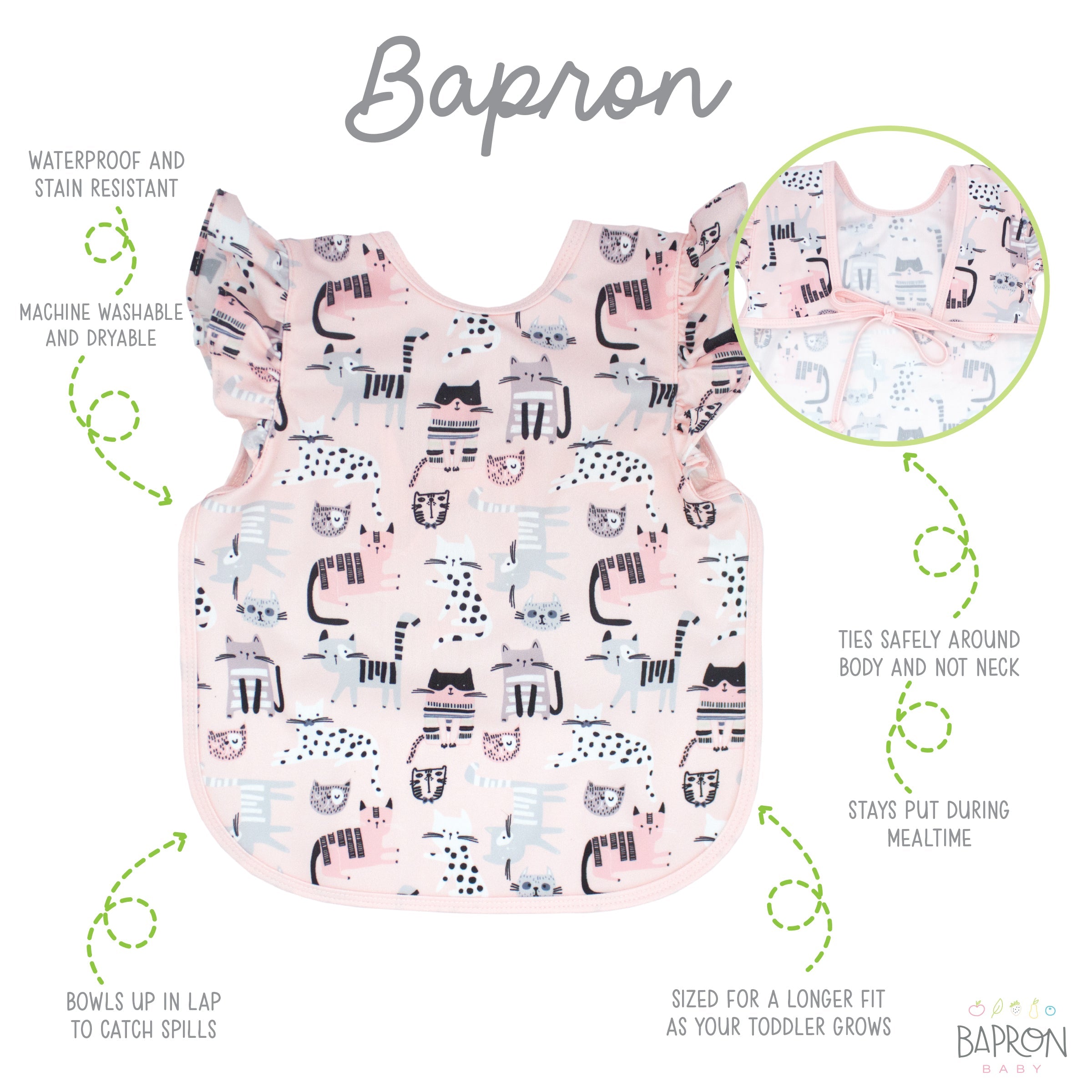 Kitty Flutter Bapron  BapronBaby   