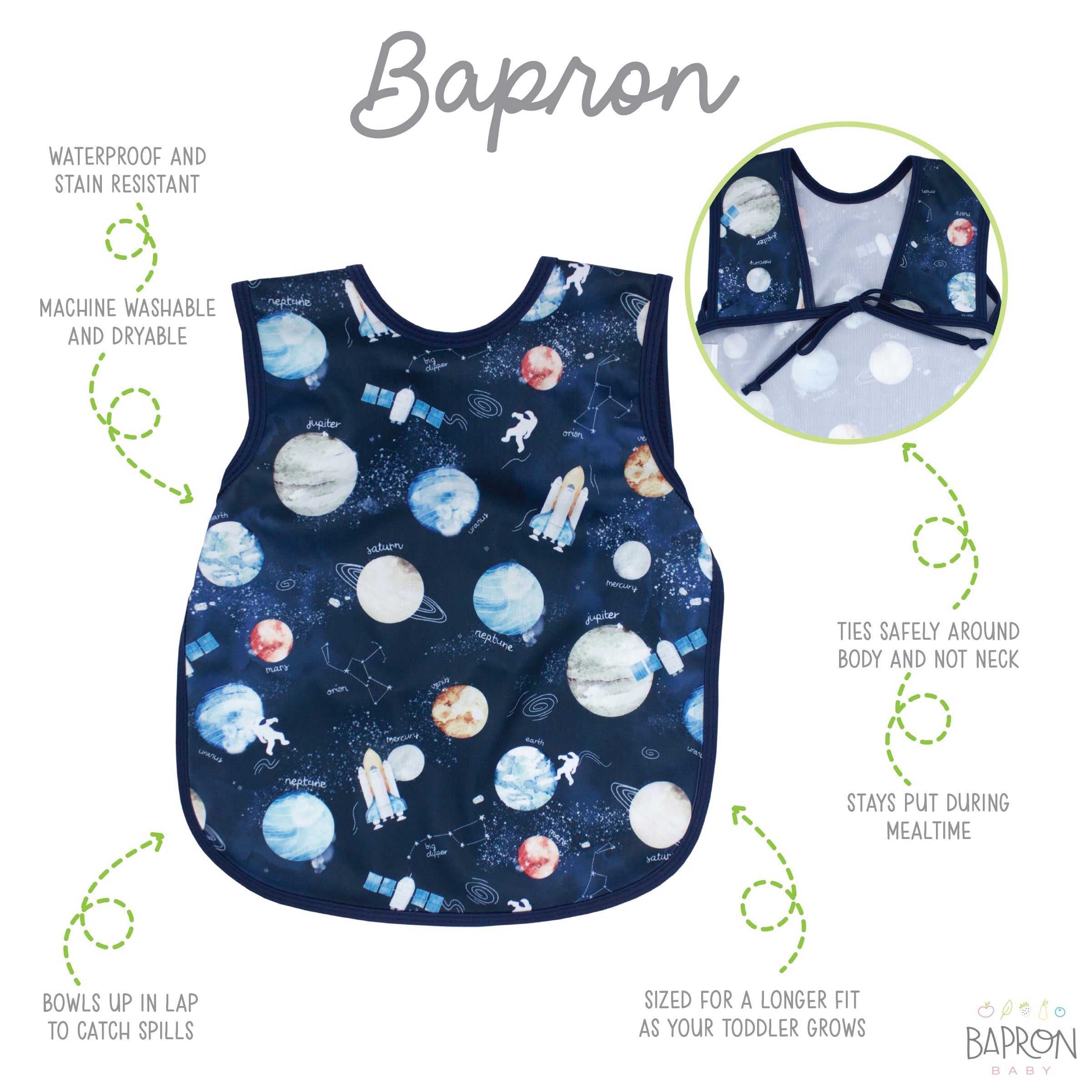 Outer Space Bapron  BapronBaby   