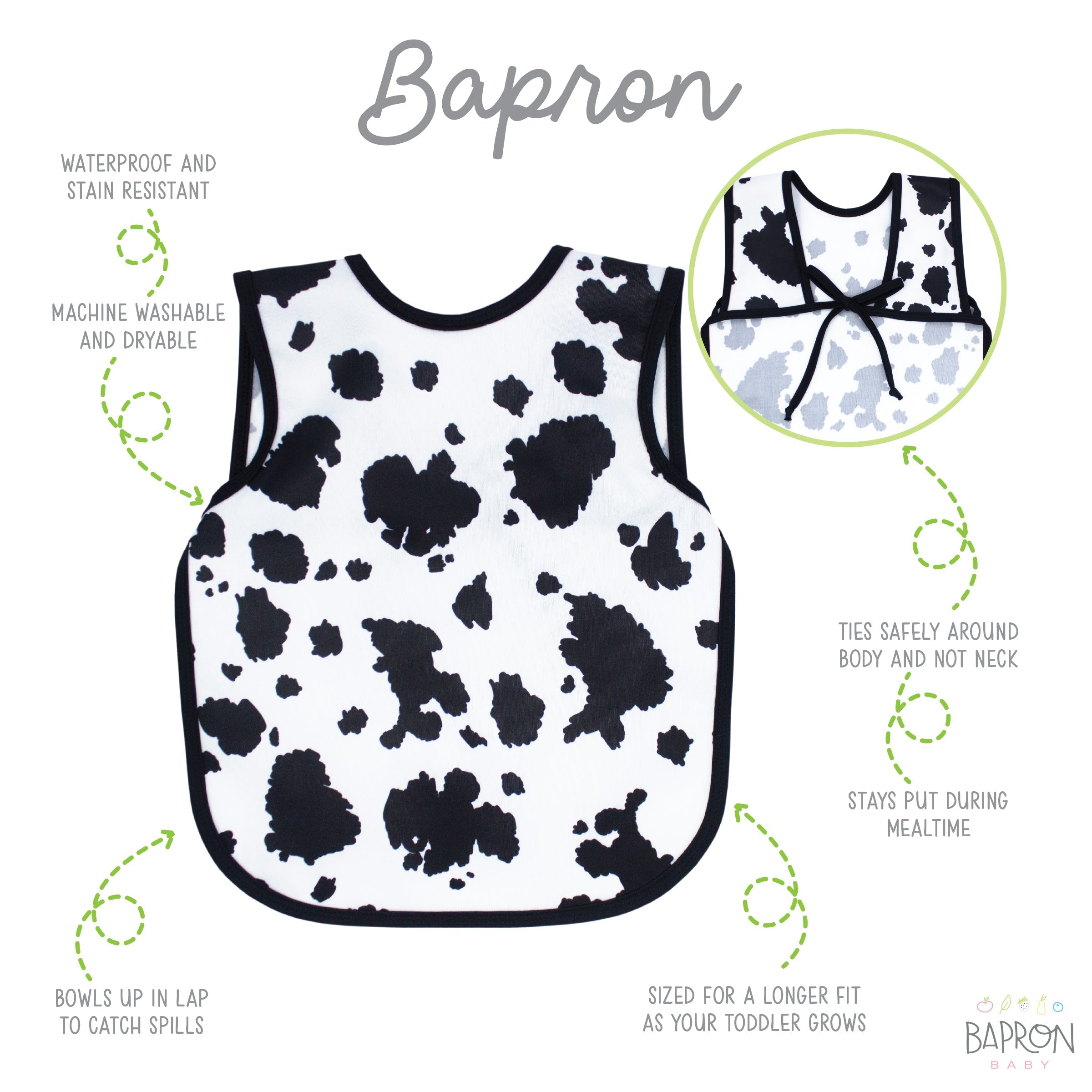 Cowhide Bapron  BapronBaby   