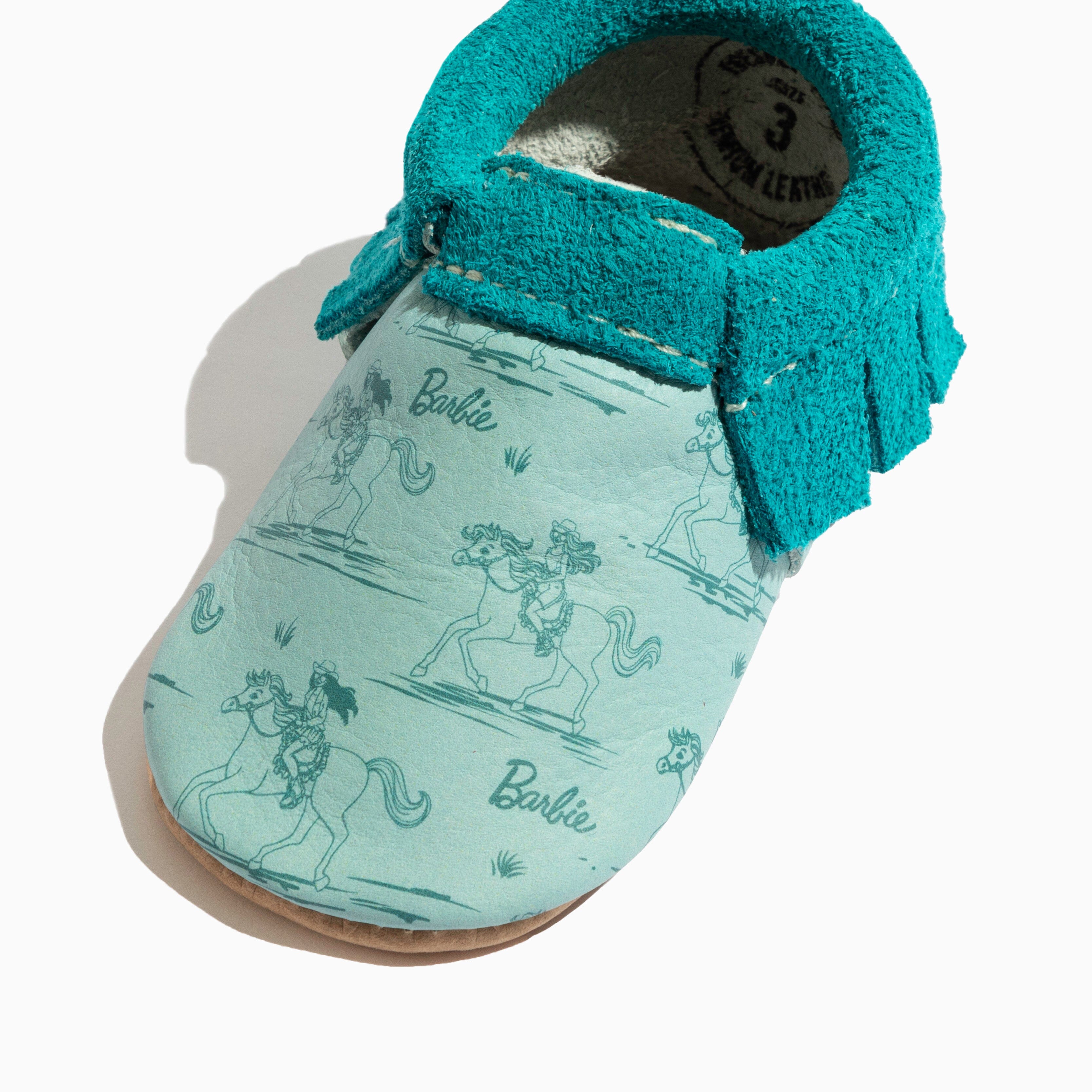 Barbie™ Horse Girl Moccasin Baby Shoe