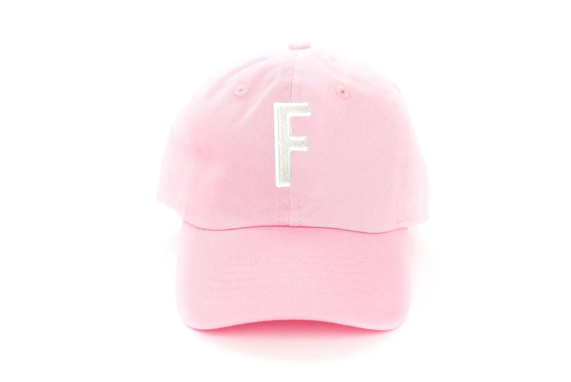 Light Pink Letter Baseball Hat