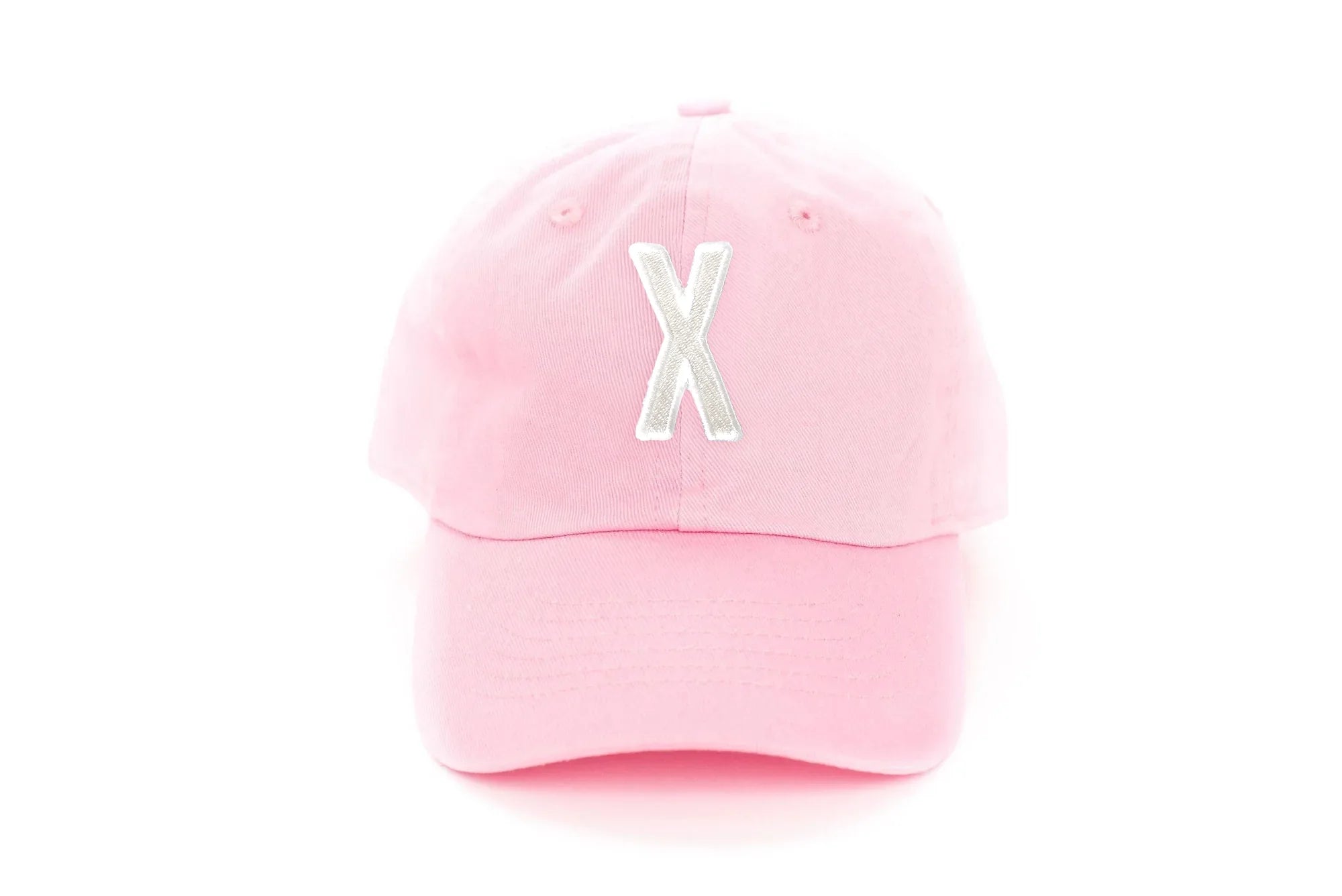 Light Pink Letter Baseball Hat