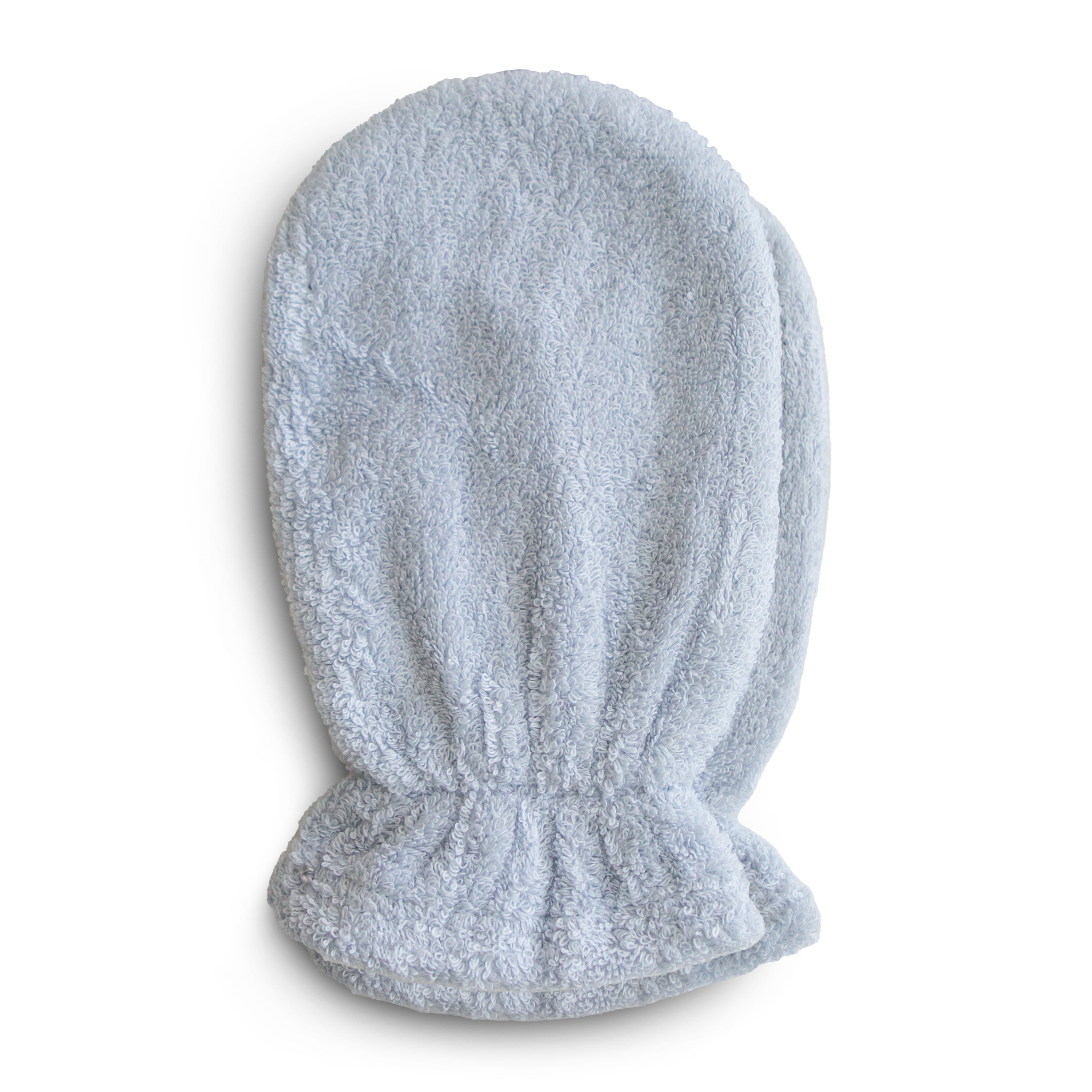 Organic Cotton Bath Mitt 2-Pack Bath Mitt Mushie Baby Blue  