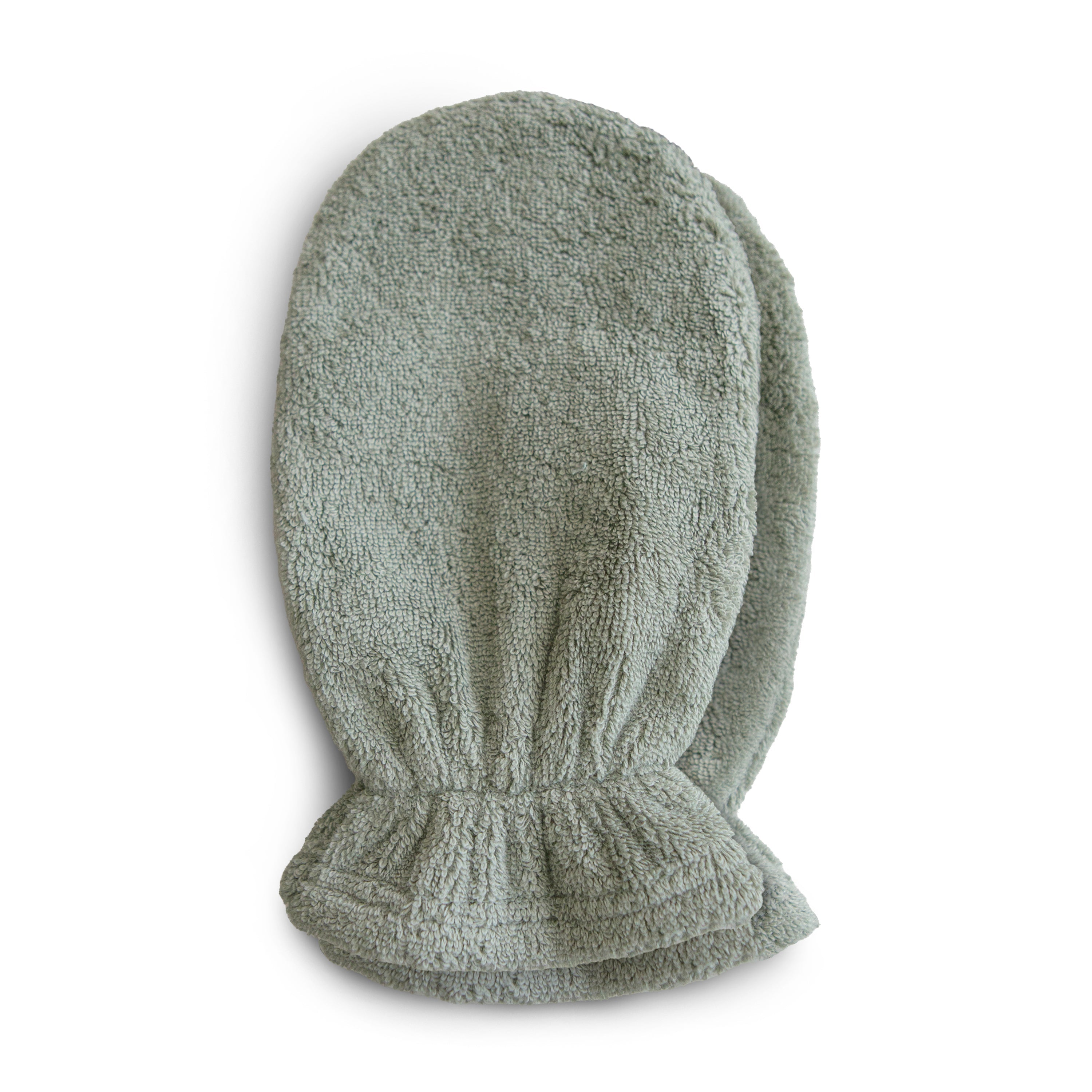 Organic Cotton Bath Mitt 2-Pack Bath Mitt Mushie Moss  