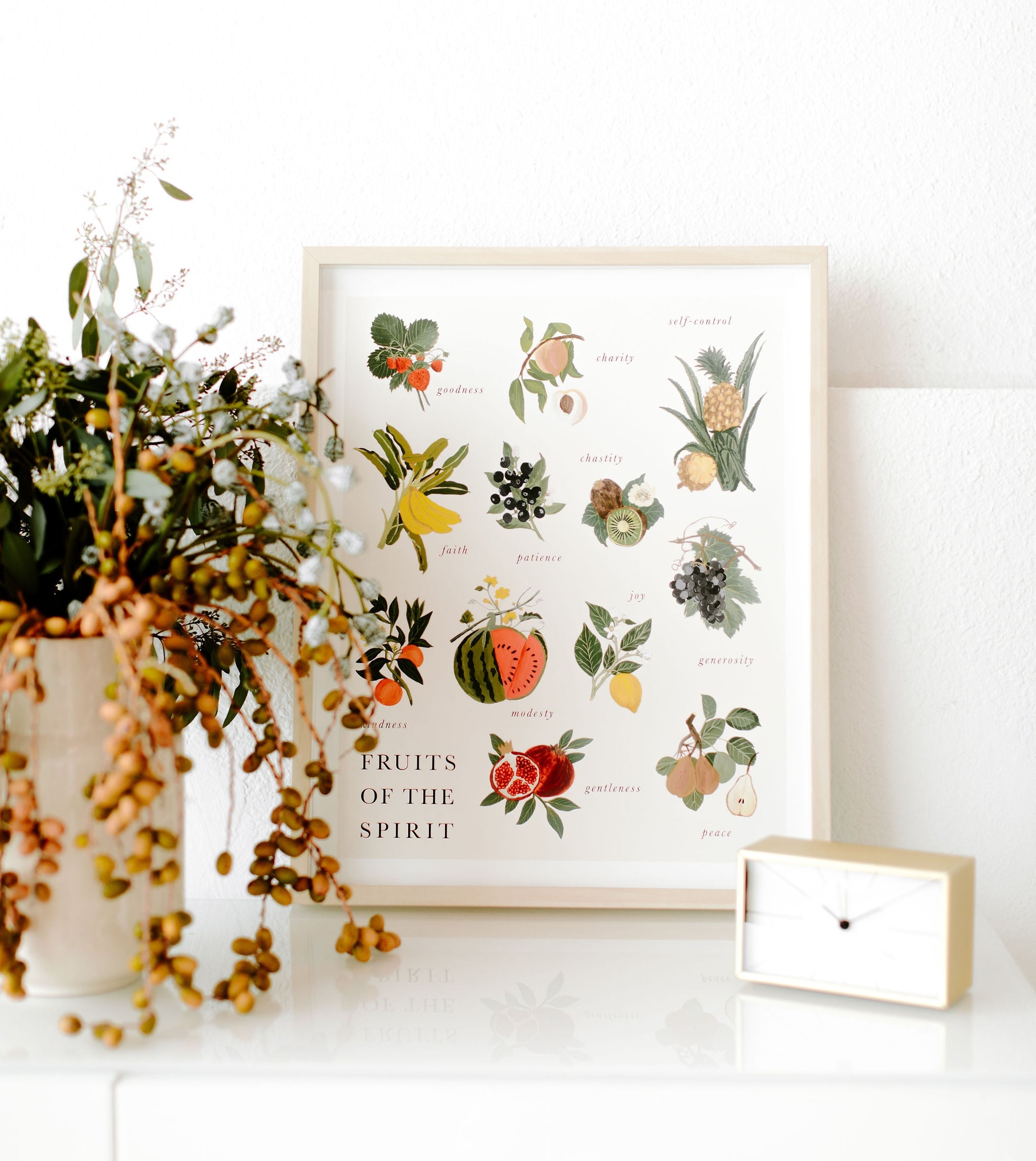 Fruits of the Spirit Art Print - 16x20