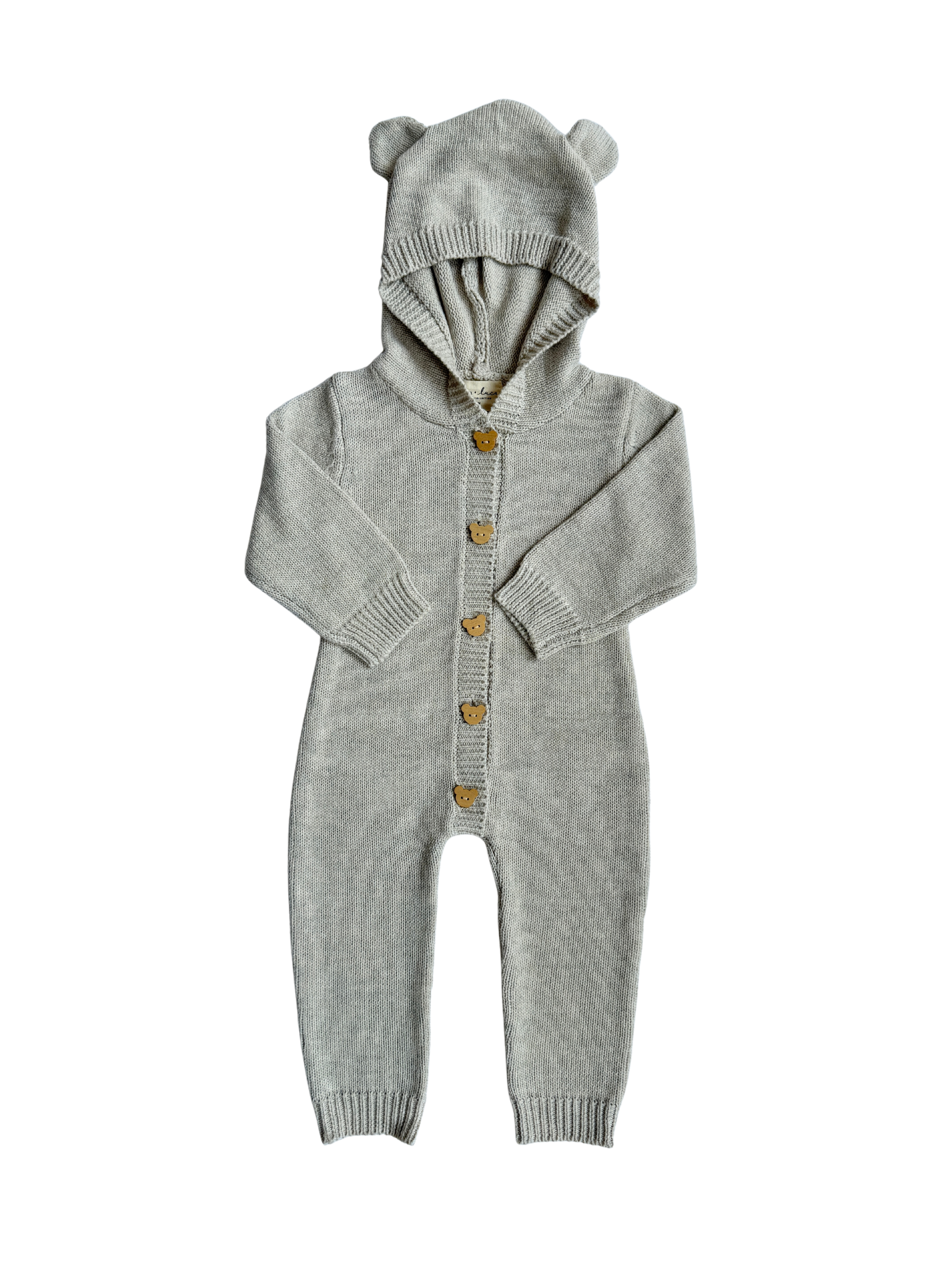 Bear Cub Jumpsuit - Natural