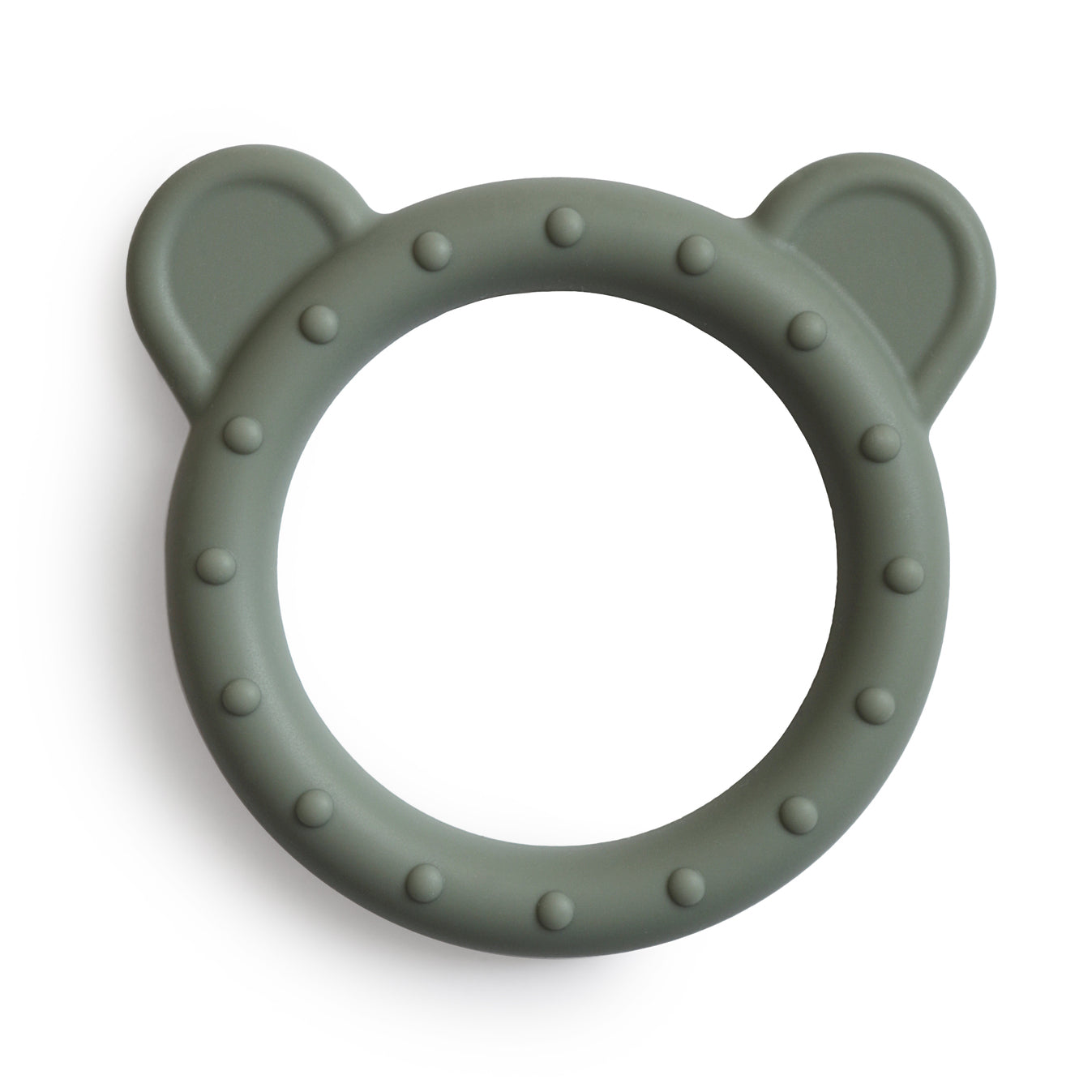 Bear Teether teether Mushie Dried Thyme  