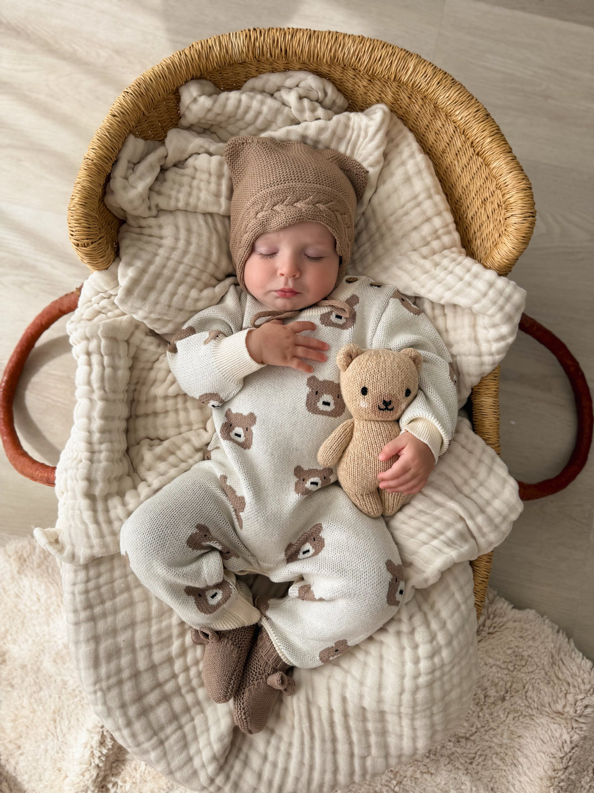 Little Bear Jacquard Jumpsuit