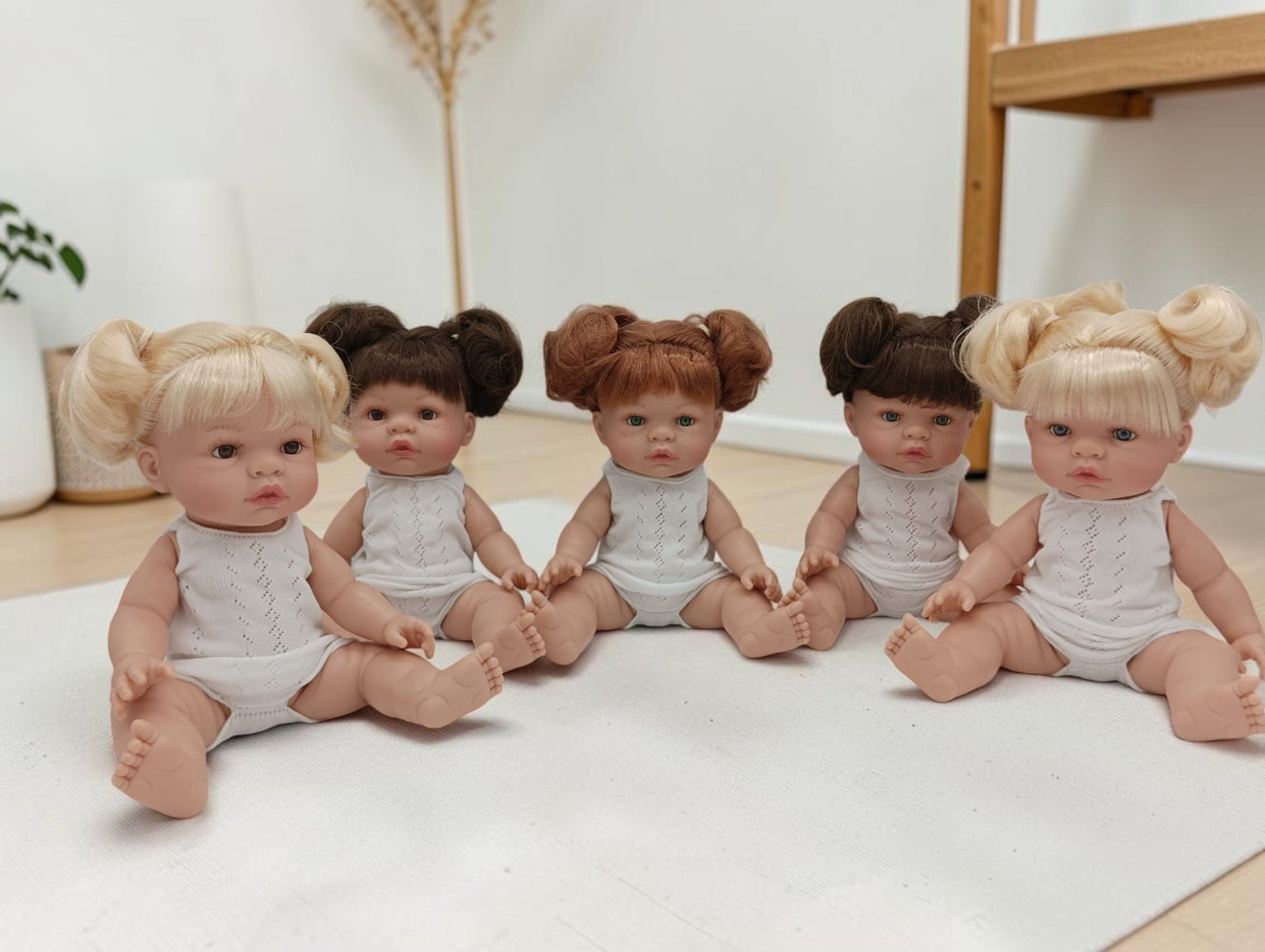 Bebenita 14" Baby Girl Doll - Marbella | Unscented & Fully Clothed
