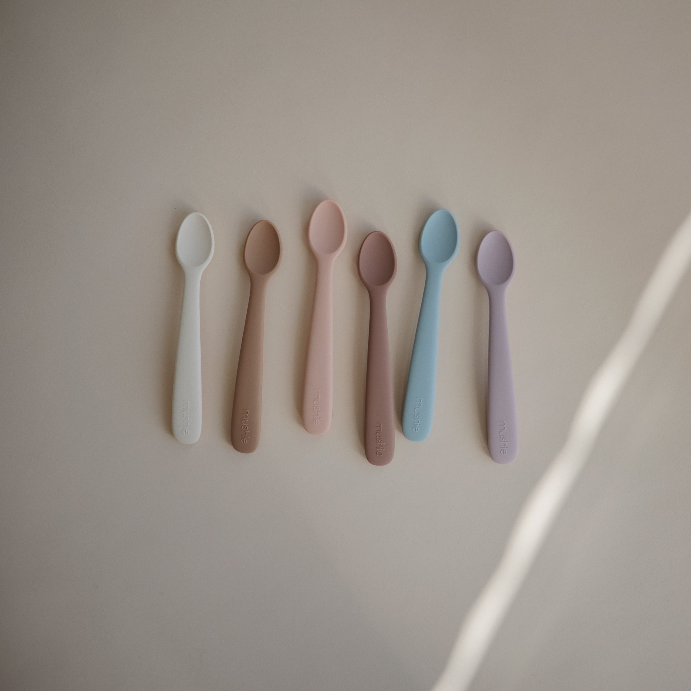 Silicone Feeding Spoons 2-Pack silicone tableware Mushie   