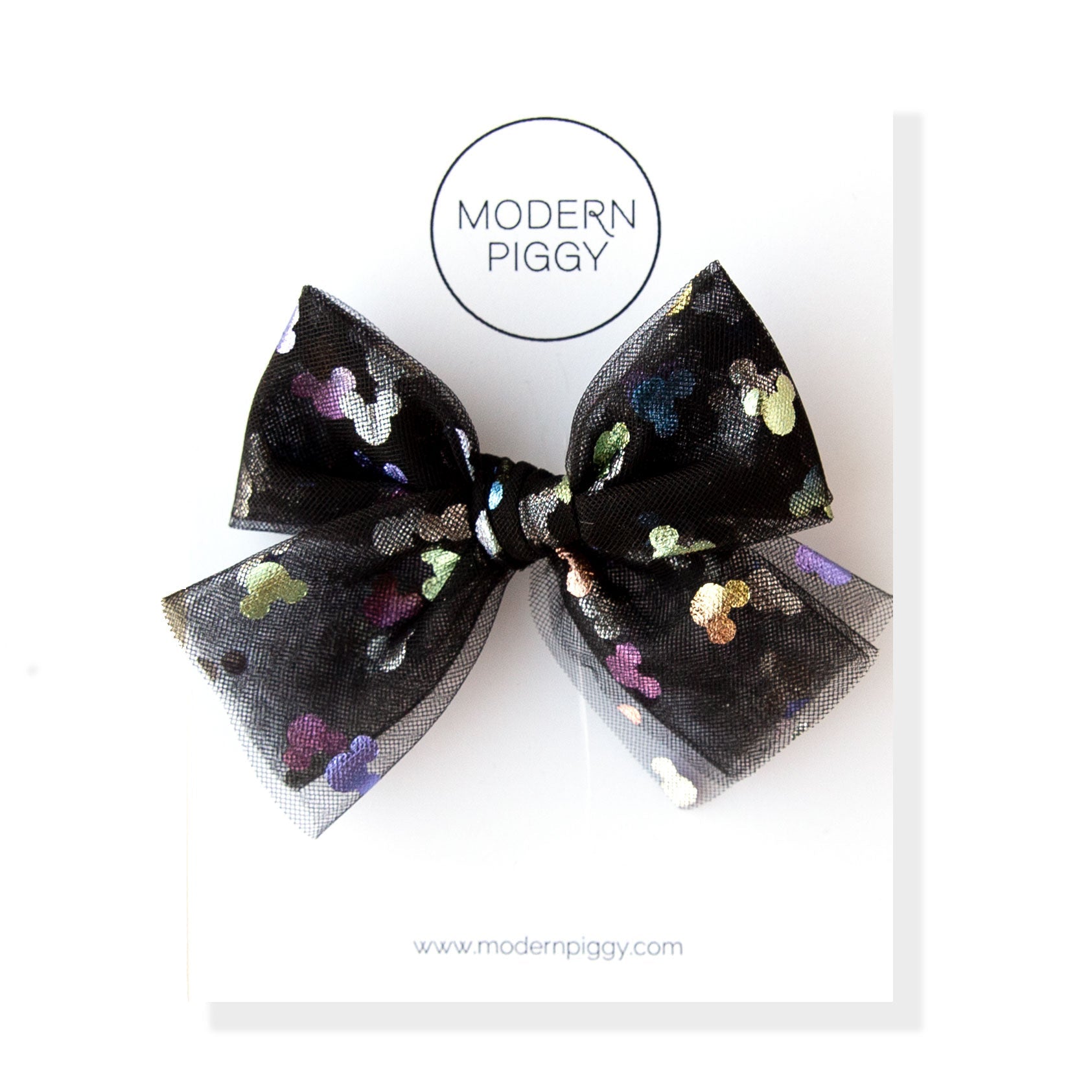 Bibbidi Bobbidi - Black | Tulle Bow