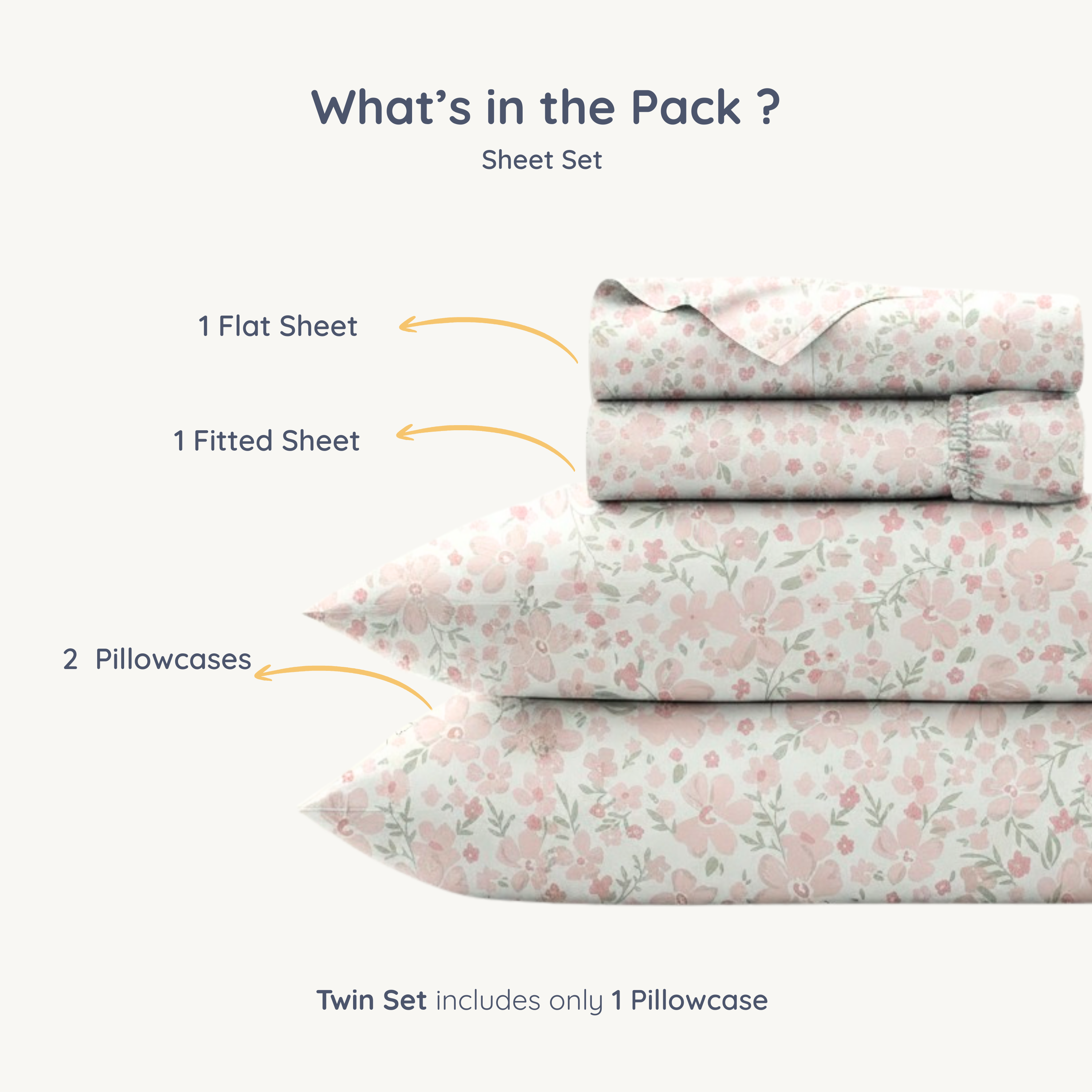 Organic Cotton Sheet Set - Blossom