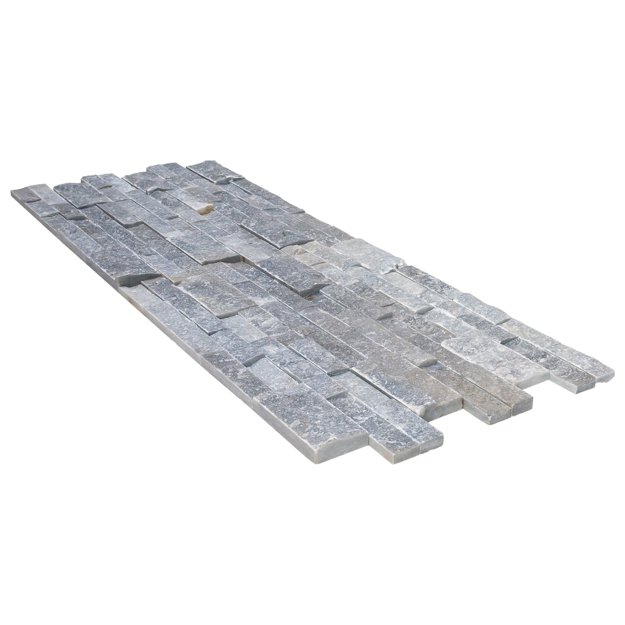 Bluestone Ledger 3D Panel 6"x24" Split-face Natural Marble Wall Tile - Belair Collection