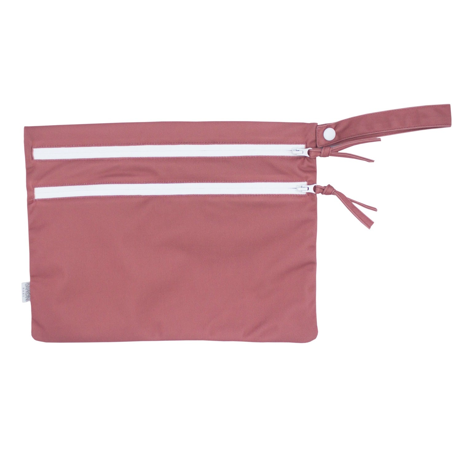 Solid Blush Minimalist - Waterproof Wet Bag (For mealtime, on-the-go, and more!)  BapronBaby   